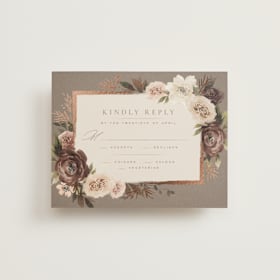 Foil-Pressed RSVP Cards