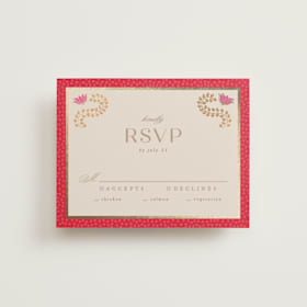 Foil-Pressed RSVP Cards