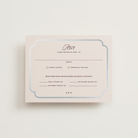 Foil-Pressed RSVP Cards