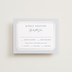 Foil-Pressed RSVP Cards