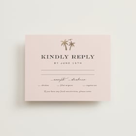Foil-Pressed RSVP Cards