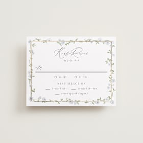 Foil-Pressed RSVP Cards