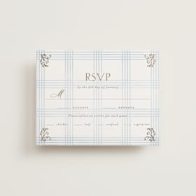 Foil-Pressed RSVP Cards