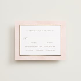 Foil-Pressed RSVP Cards