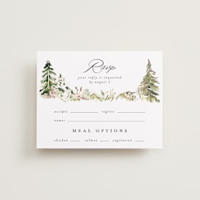 Foil-Pressed RSVP Cards