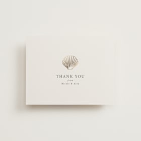Foil-Pressed Wedding Thank You Cards
