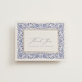 Foil-Pressed Wedding Thank You Cards