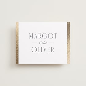 Foil-Pressed Wedding Thank You Cards