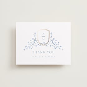 Foil-Pressed Wedding Thank You Cards