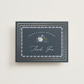 Foil-Pressed Wedding Thank You Cards
