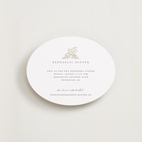 Rehearsal Dinner Cards