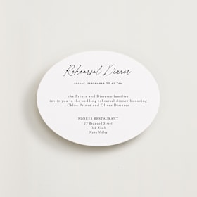 Rehearsal Dinner Cards