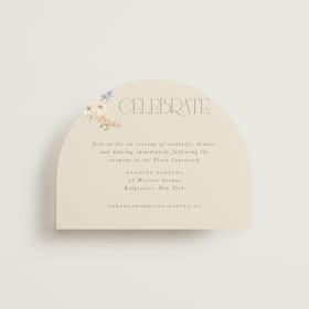 Foil-Pressed Reception Cards