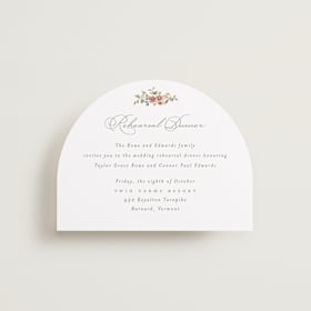Rehearsal Dinner Cards