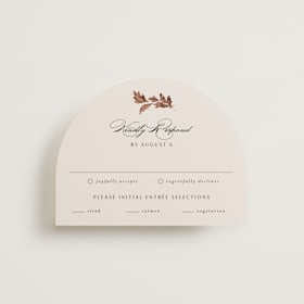 Foil-Pressed RSVP Cards