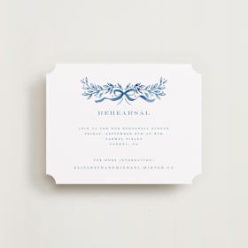 Rehearsal Dinner Cards