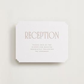 Letterpress Reception Cards