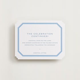 Letterpress Reception Cards