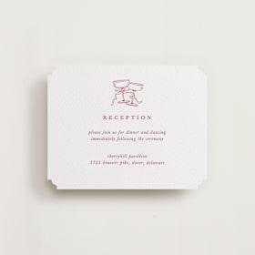 Letterpress Reception Cards