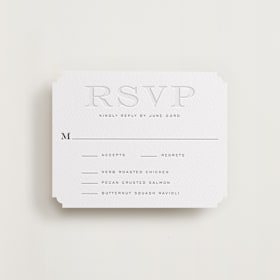 Letterpress RSVP Cards