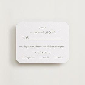 Letterpress RSVP Cards