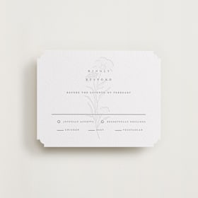 Letterpress RSVP Cards