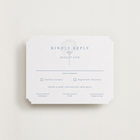 Letterpress RSVP Cards