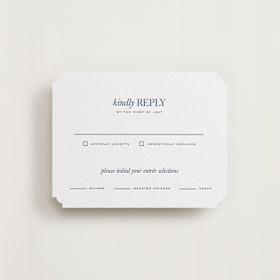 Letterpress RSVP Cards