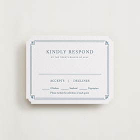 Letterpress RSVP Cards