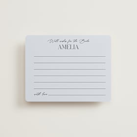 Bridal Shower Insert Cards