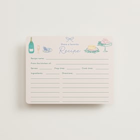 Bridal Shower Insert Cards