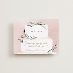 Bridal Shower Insert Cards