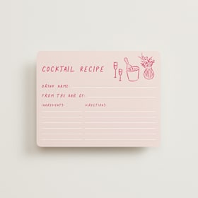 Bridal Shower Insert Cards