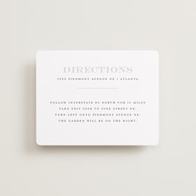 Direction Cards