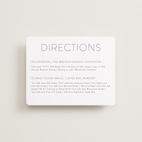 Direction Cards