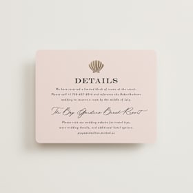 Foil-Pressed Direction Cards