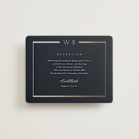 Foil-Pressed Reception Cards