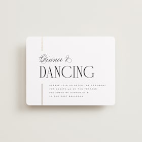 Foil-Pressed Reception Cards