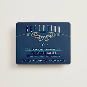 Foil-Pressed Reception Cards