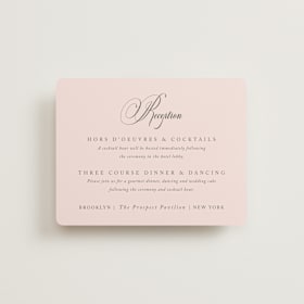 Reception Cards
