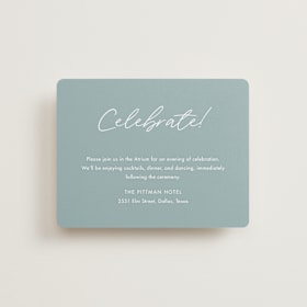 Reception Cards