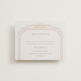 Reception Cards