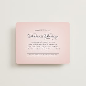 Reception Cards