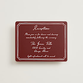 Reception Cards
