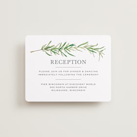 Reception Cards