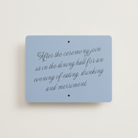 Reception Cards