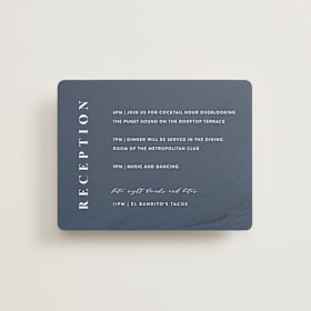 Reception Cards