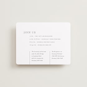 Reception Cards
