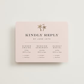 Foil-Pressed Multi-Event RSVP Cards