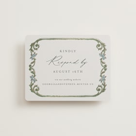 Foil-Pressed RSVP Online Enclosure Cards